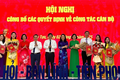 Đảng ủy phường Tây Tựu tổ chức Hội nghị công bố và trao Quyết định về công tác cán bộ
