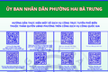Phường Hai Bà Trưng: Tuyên truyền mã QR về các TTHC thuộc thẩm quyền UBND phường và các trang thông tin phục vụ Nhân dân.