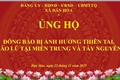 XÃ DÂN HÒA PHÁT ĐỘNG ỦNG HỘ ĐỒNG BÀO MIỀN TRUNG, TÂY NGUYÊN BỊ ẢNH HƯỞNG THIÊN TAI