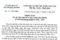 Thông báo tiếp nhận hồ sơ ứng cử Đại biểu HĐND xã Chương Dương nhiệm kỳ 2026-2031