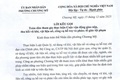 Toàn dân tham gia thực hiện Cuộc vận động giao nộp, thu hồi vũ khí, vật liệu nổ, công cụ hỗ trợ và pháo; tố giác tội phạm