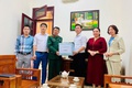 Lãnh đạo thị trấn Phú Minh đến thăm, gặp mặt chiến sĩ mới nhập ngũ tại các đơn vị huấn luyện