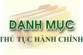 Danh mục TTHC cấp xã trong giai đoạn vận hành thử nghiệm chính quyền 2 cấp