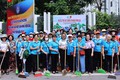 Tuổi trẻ, phụ nữ phường Đống Đa ra quân làm đẹp cảnh quan, hướng tới chào mừng ngày hội lớn