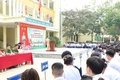 Trung tâm GDNN - GDTX tuyên truyền Luật an toàn giao thông và Luật quản lý vũ khí, vật liệu nổ, công cụ hỗ trợ cho học sinh