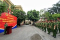 Công an phường Hà Đông ra quân bảo đảm Trật tự an toàn giao thông, trật tự đô thị trên địa bàn