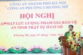 Công an phường Chương Mỹ tổ chức gặp mặt lực lượng tham gia bảo vệ an ninh trật tự tại cơ sở
