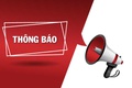 Thông báo Về người thực hiện phát ngôn  và cung cấp thông tin cho báo chí của