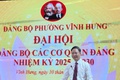 CÁC CƠ SỞ ĐẢNG TRỰC THUỘC ĐẢNG BỘ PHƯỜNG VĨNH HƯNG TỔ CHỨC THÀNH CÔNG ĐẠI HỘI