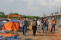 Lãnh đạo UBND phường Sơn Tây kiểm tra thực địa một số dự án trọng điểm đang triển khai trên địa bàn