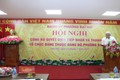 PHƯỜNG ĐẠI MỖ TỔ CHỨC HỘI NGHỊ CÔNG BỐ QUYẾT ĐỊNH THÀNH LẬP CÁC TỔ CHỨC ĐẢNG TRỰC THUỘC