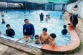 Trung tâm VHTT&TT Đại Xuyên khai giảng lớp bơi miễn phí