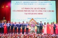 Bí thư Thành ủy Hà Nội trao quyết định về công tác cán bộ tại xã Quang Minh