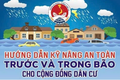 Hướng dẫn kỹ năng ứng phó với bão số 3 và mưa lũ sau bão