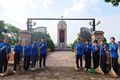 Đoàn viên thanh niên xã Nam Phù ra quân tổng vệ sinh Nghĩa trang liệt sĩ Vạn Phúc