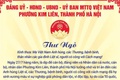 THƯ NGỎ: ĐẢNG ỦY – UBND – HĐND – ỦY BAN MẶT TRẬN TỔ QUỐC VIỆT NAM PHƯỜNG KIM LIÊN