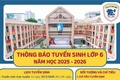 THÔNG BÁO TUYỂN SINH LỚP 6 NĂM HỌC 2025 - 2026 TRƯỜNG THCS LÊ QUÝ ĐÔN