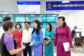 Ngày làm việc đầu tiên tại Điểm tiếp nhận, phục vụ hành chính công phường Cầu Giấy