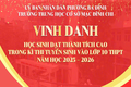 VINH DANH HỌC SINH ĐẠT ĐIỂM CAO TRONG KỲ THI LỚP 10 THPT NĂM HỌC 2025 - 2026