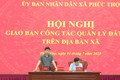 UBND xã Phúc Thọ giao ban công tác quản lý đất đai trên địa bàn xã