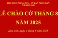 HĐND- UBND: xã Kim Anh Tổ chức Lễ chào cờ tháng 8 năm 2025.