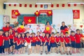 Thầy và trò Trường Tiểu học Tây Tựu A - phường Tây Tựu rực rỡ cờ hoa chào mừng kỷ niệm 80 năm cách mạng tháng tám và quốc khánh 2/9