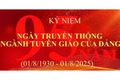 KỶ NIỆM 95 NĂM NGÀNH TUYÊN GIÁO CỦA ĐẢNG