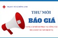 THƯ MỜI CUNG CẤP HỒ SƠ PHỤC VỤ CÔNG TÁC MUA SẮM VẮC XIN DỊCH VỤ