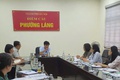UBND phường Láng làm việc với Ngân hàng Chính sách Xã hội Đống Đa về việc thực hiện nhiệm vụ trên địa bàn phường 6 tháng cuối năm 2025