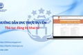 Hướng dẫn công dân thực hiện thủ tục 