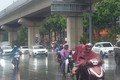 Ảnh hưởng bão số 5, Hà Nội có mưa lớn, gió mạnh từ sáng 25-8
