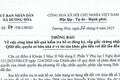Thông báo về việc công khai kết quả kiểm tra hồ sơ đăng ký, cấp giấy chứng nhận quyền sử dụng đất, quyền sở hữu nhà ở và tài sản khác gắn liền với đất lần đầu đối với ông Nguyễn Xuân Nông
