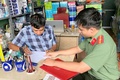 Công an xã Hoài Đức tổ chức tuyên truyền, vận động các cơ sở photocopy không in ấn, sao chép ấn phẩm có nội dung xấu