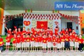 Phường Long Biên trang trí trực quan trang hoàng, rực rỡ chào mừng kỷ niệm 80 năm Cách mạng tháng Tám và Quốc Khánh nước cộng hòa xã hội chủ nghĩa Việt Nam 2/9.