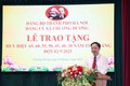 Xã Chương Dương: 39 đảng viên vinh dự được trao tặng Huy hiệu Đảng đợt 2/9