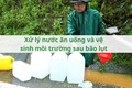 Xử lý nước ăn uống và vệ sinh môi trường sau bão lụt