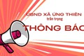 Công văn tham gia Cuộc thi trực tuyến tìm hiểu về các nghị quyết của Đảng đối với cán bộ, đảng viên trên Internet, lần thứ nhất trên địa bàn xã Ứng Thiên