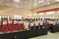 HĐND – UBND XÃ NỘI BÀI TỔ CHỨC LỄ CHÀO CỜ THÁNG 8