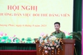 Đảng ủy xã Thượng Phúc triển khai, hướng dẫn việc đổi thẻ đảng viên