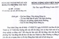 Đảng ủy phường Tây Tựu triển khai cấp mới, đổi thẻ đảng viên