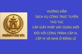 Thủ tục cấp Giấy phép xây dựng mới đối với công trình cấp III, cấp IV và nhà ở riêng lẻ