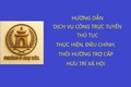 Thủ tục Thực hiện, điều chỉnh, thôi hưởng trợ cấp hưu trí xã hội