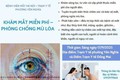 KHÁM MẮT MIỄN PHÍ – PHÒNG CHỐNG MÙ LÒA