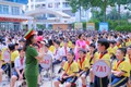 Công an phường Thanh Xuân đẩy mạnh tuyên truyền, giáo dục pháp luật về trật tự an toàn giao thông tại trường học
