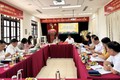 TỔ CÔNG TÁC CHỈ ĐẠO ĐẠI HỘI SỐ 1 CỦA ỦY BAN MTTQ VIỆT NAM THÀNH PHỐ HÀ NỘI LÀM VIỆC VỚI ĐẢNG ỦY PHƯỜNG LÁNG VỀ CÔNG TÁC CHUẨN BỊ ĐẠI HỘI