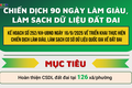 Chiến dịch 90 ngày làm giàu, làm sạch dữ liệu đất đai