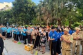 Ban Chỉ đạo 197 phường Đống Đa ra quân tổ chức đảm bảo trật tự đô thị, trật tự an toàn giao thông, vệ sinh môi trường trên địa bàn phường khu vực Vườn hoa, sân chơi 1-6; Vườn hoa sân chơi Trần Quang Diệu