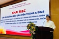 Trung tâm Chính trị khu vực Tây Hồ khai mạc  lớp bồi dưỡng báo cáo viên tháng 9/2025