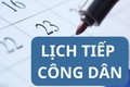 Lịch tiếp công dân của đồng chí Bí thư Đảng ủy, Chủ tịch HĐND phường Việt Hưng tháng 9/2025