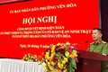 Phường Yên Hòa tổ chức Hội nghị công bố Quyết định kiện toàn Tổ bảo vệ ANTT ở cơ sở